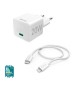 Carregador Lightning 20W Cabo 1m Branco