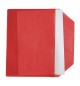 Bolsa Envelope A4 PVC Visor Transparente Vermelho