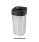 Tampa Balde Quadrado Preto Cube