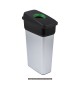 Tampa Balde Neo Ecosort Preto/Verde (Vidro)