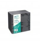Guardanapos 40x40 1/8 2Fls Preto P&P 120un