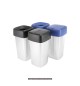 Tampa Funil Quadrado Iris Preto para Balde 60L