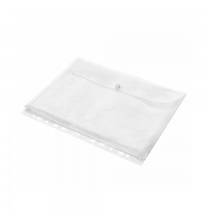 Bolsas Catálogo A4 com Fecho Botão Transparente 1un