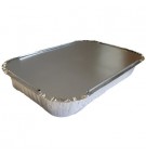 Embalagem Alimentar Alumínio 3240ml Retangular c/Tampa 100un