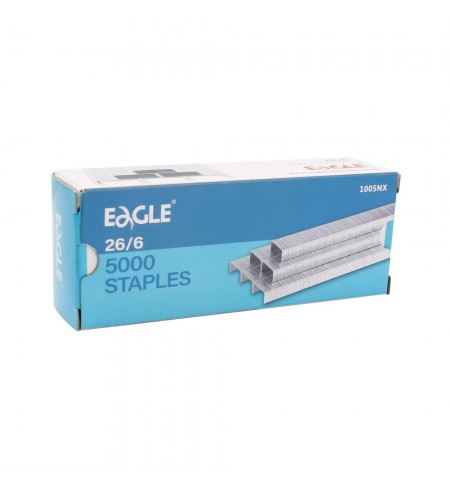Agrafos 26/6 Eagle (2/20 Folhas) Cx5000un