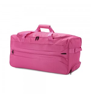 Saco Viagem com Trolley 65x32x30cm Rosa 1un