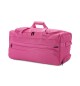 Saco Viagem com Trolley 65x32x30cm Rosa 1un