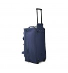 Saco Viagem com Trolley 65x32x30cm Azul 1un