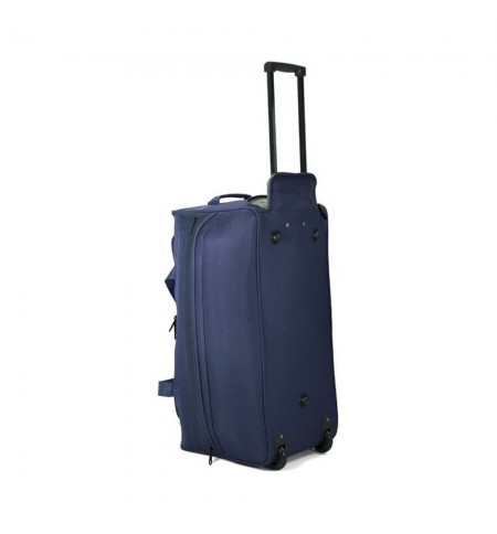 Saco Viagem com Trolley 65x32x30cm Azul 1un