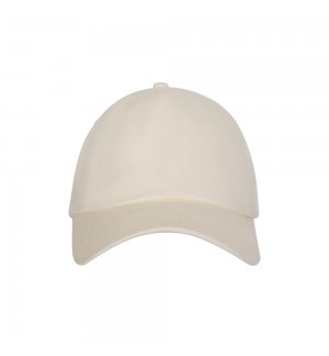 Boné Algodão Com Ajuste Metálico Vintage Ivory