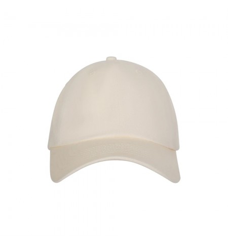 Boné Algodão Com Ajuste Metálico Vintage Ivory