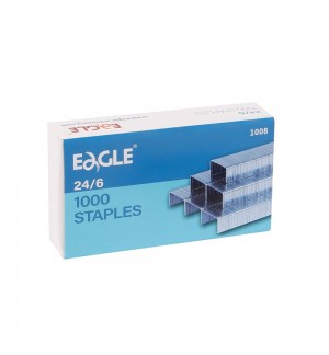 Agrafos 24/6 Eagle (2/20 Folhas) Cx1000un