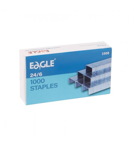 Agrafos 24/6 Eagle (2/20 Folhas) Cx1000un