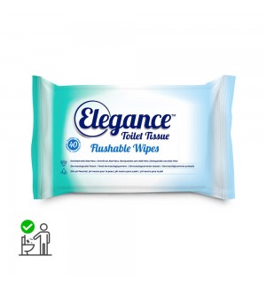 Papel Higiénico Húmido (Toalhete) Elegance Perfumado 40un