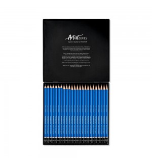 Lápis Grafite 100 G24 STAEDTLER Mars Lumograph Cx Metal 24un