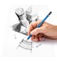 Lápis Grafite 100 G12 STAEDTLER Mars Lumograph Cx Metal 12un