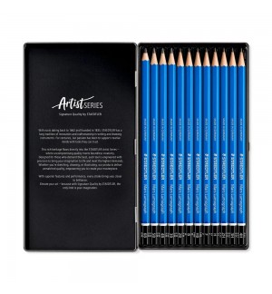 Lápis Grafite 100 G12 STAEDTLER Mars Lumograph Cx Metal 12un