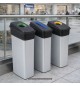 Tampa Balde Neo Ecosort Preto/Verde (Vidro)