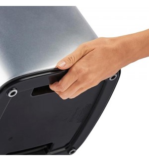 Contentor 60L Quadrado Cinza Cube com Tampa