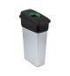 Contentor 70L Cinza/Preto Neo Ecosort com Tampa Verde