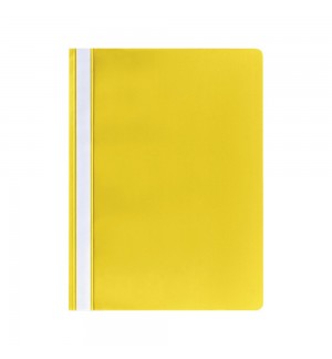 Classificador Capa Transparente Amarelo 10un