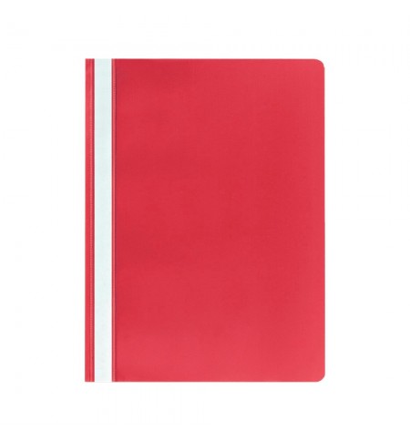 Classificador Capa Transparente Vermelho 10un