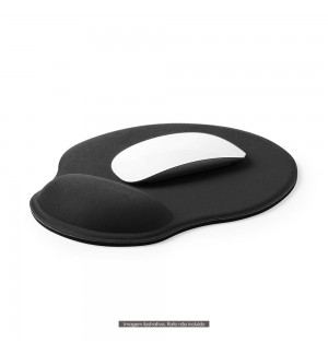 Tapete Rato c/ Apoio Pulso Preto