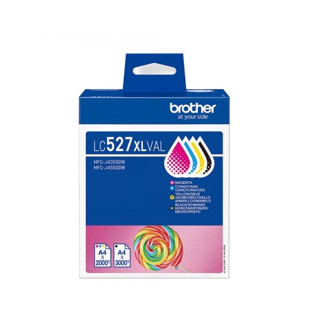 Pack Tinteiros Brother LC527XLVAL 4 Cores