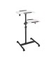 Mesa Apoio Apresentação 42x50/40x35cm 2 Niveis c/Rodas