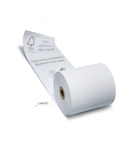 Rolo Papel Térmico 080x60x11mm 10un