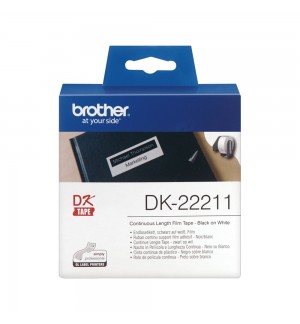 Rolo Película Plástica Contínua Branca 29mmx15,24m