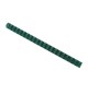 Argolas PVC Encadernar 18mm Verde 140 Folhas 100un