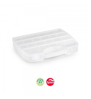 Caixa Multiusos Mercury 25,5x21x4cm Transparente