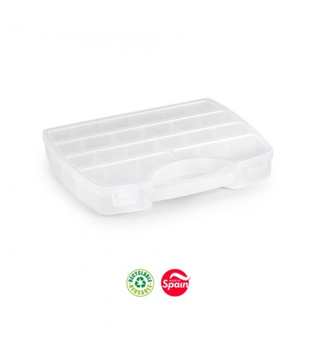 Caixa Multiusos Mercury 25,5x21x4cm Transparente