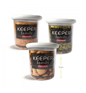 Frasco Multiusos 250ml c/Tampa Branco 3un