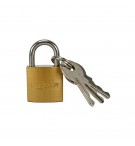 Cadeado 20x40mm Dourado com Chaves