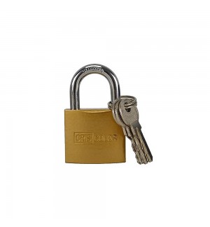 Cadeado 32x50mm Dourado com Chaves