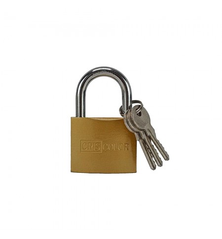 Cadeado 50x75mm Dourado com Chaves