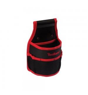 Bolsa Ferramentas para Cinto com Bolsos Preto/Vermelho