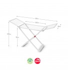 Estendal Resina 55x181x109cm Branco