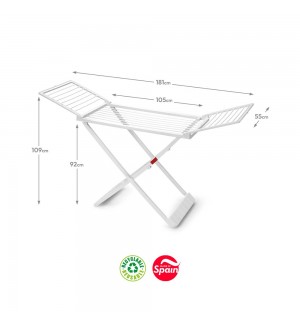 Estendal Resina 55x181x109cm Branco