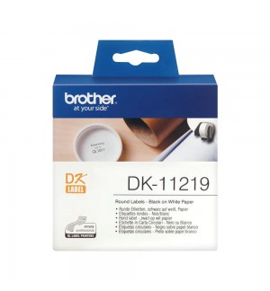 Etiquetas Circulares Pré-Cortadas Papel Térmico 12mm 1200un