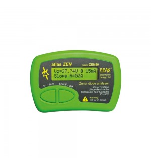 Testador de Díodos Zenner - ATLAS ZEN (0 - 50V)