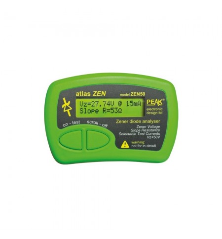 Testador de Díodos Zenner - ATLAS ZEN (0 - 50V)