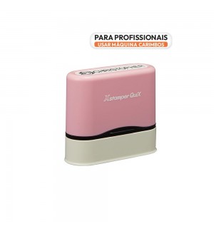 Carimbo Objetos PERSONALIZÁVEL Name Stamp Pack Rosa