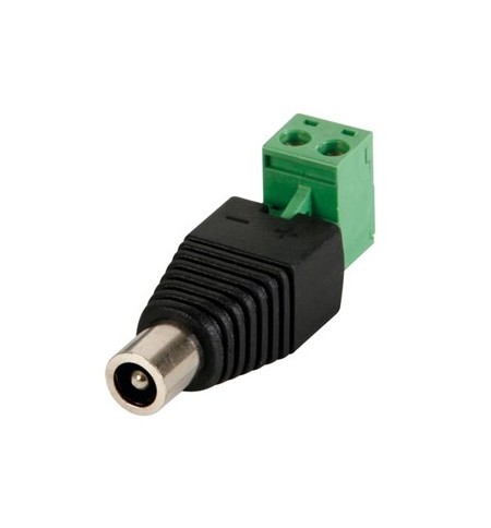 Ficha Alimentação DC 5.5x2.1mm F para Screw Terminal 5un