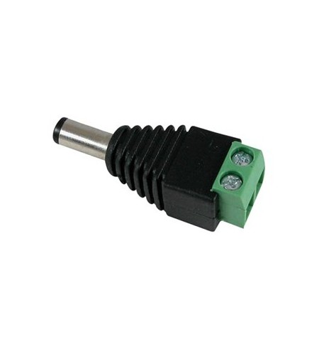 Ficha Alimentação DC 5.5x2.5mm M para Screw Terminal 5un