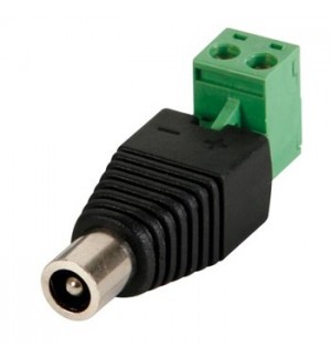 Ficha Alimentação DC 5.5x2.5mm F para Screw Terminal 5un