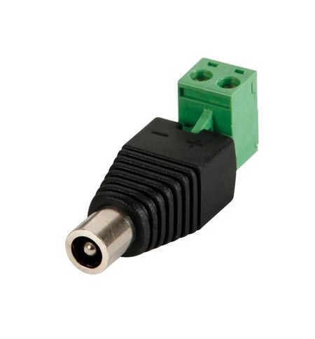 Ficha Alimentação DC 5.5x2.5mm F para Screw Terminal 5un