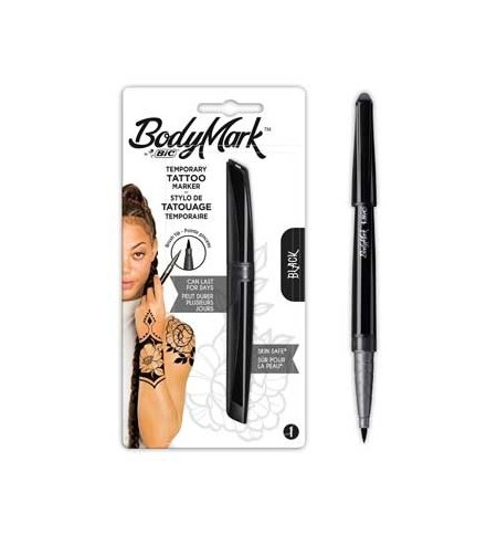 Marcador Tatuagens Temporárias BIC Preto 1un